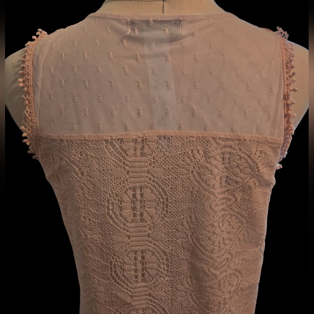 NWT RARE Risøe Be Beautiful Pink Crochet Shift Dress - Picture 7 of 16
